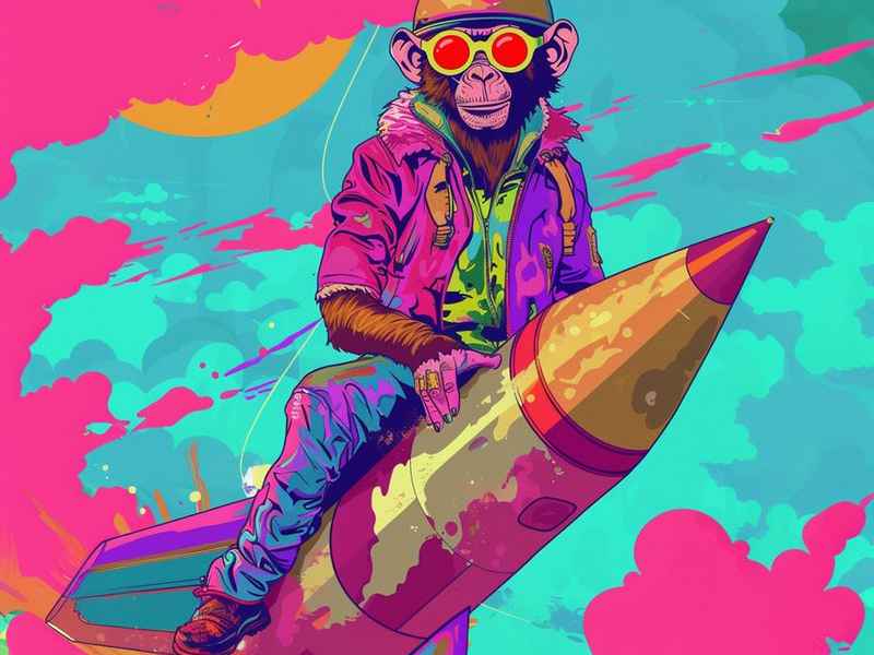 猴子学飞，猴子学飞翔