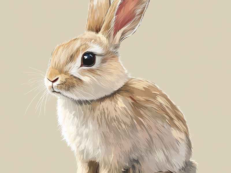 关于兔子的画有哪些 关于兔子的画有哪些好看