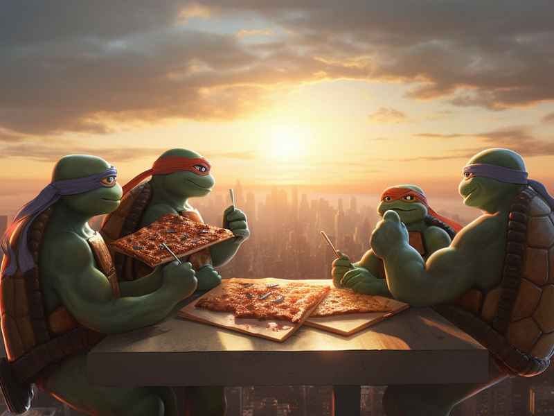 忍者神龟儿童故事、忍者神龟故事书