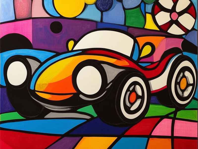 关于交通的儿童画（关于交通的儿童画作品）