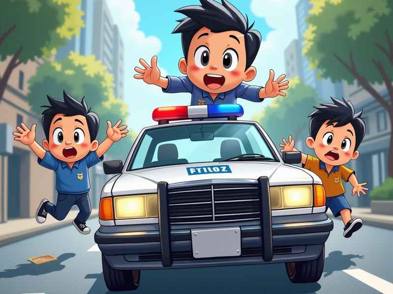 警察抓坏人的儿童故事，警察抓小朋友的故事