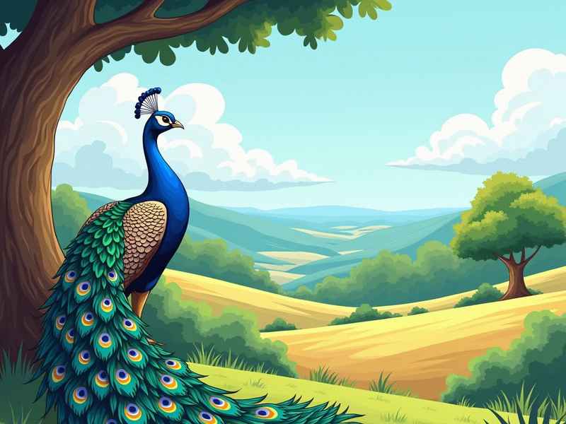 孔雀儿童故事传说、孔雀的传说故事