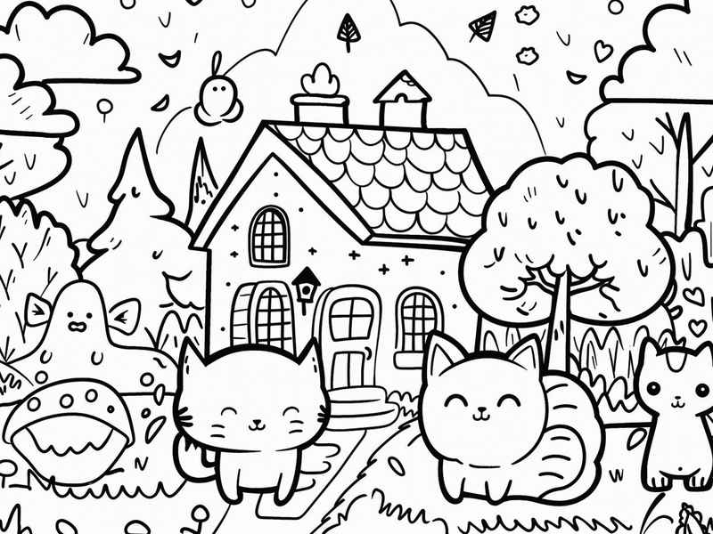 故事画简单5幅，故事画简单5幅画