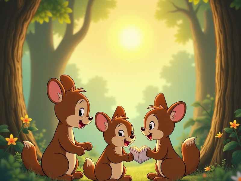 森林舞会儿童故事绘本 - 森林舞会儿童绘画