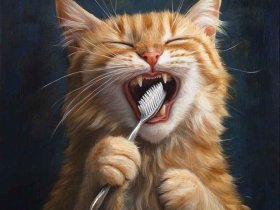 简短的小猫刷牙儿童故事 小猫刷牙的故事睡前故事