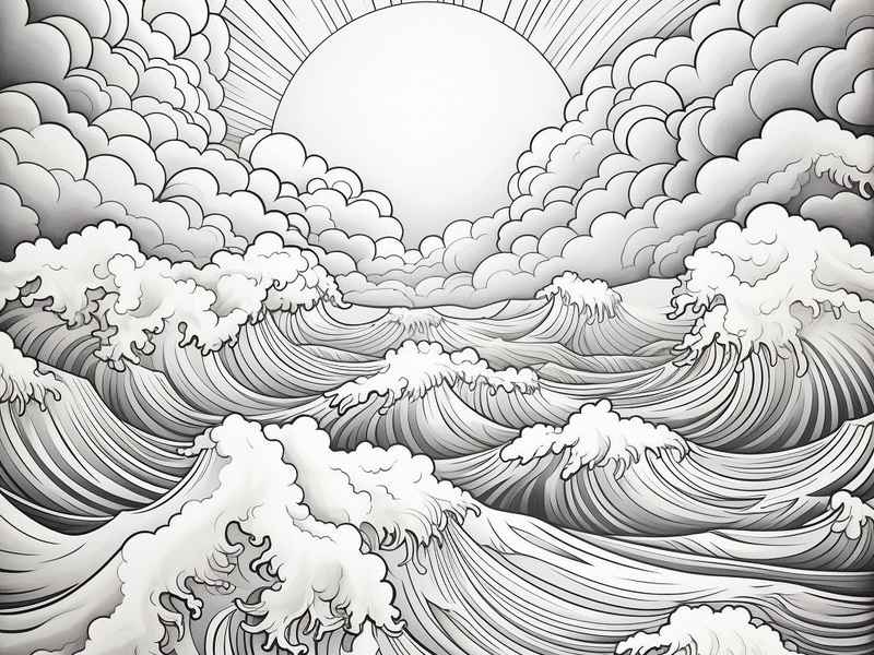 精卫填海神话故事画简单又好看 精卫填海的故事画简单好看