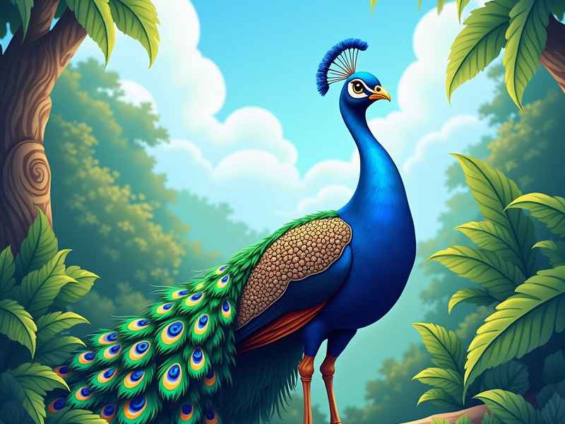 孔雀国王儿童故事 孔雀国王的故事