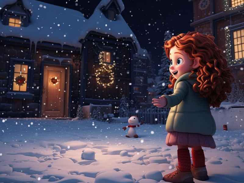 卖火柴的小女孩英文故事 卖火柴的小女孩英文故事剧照