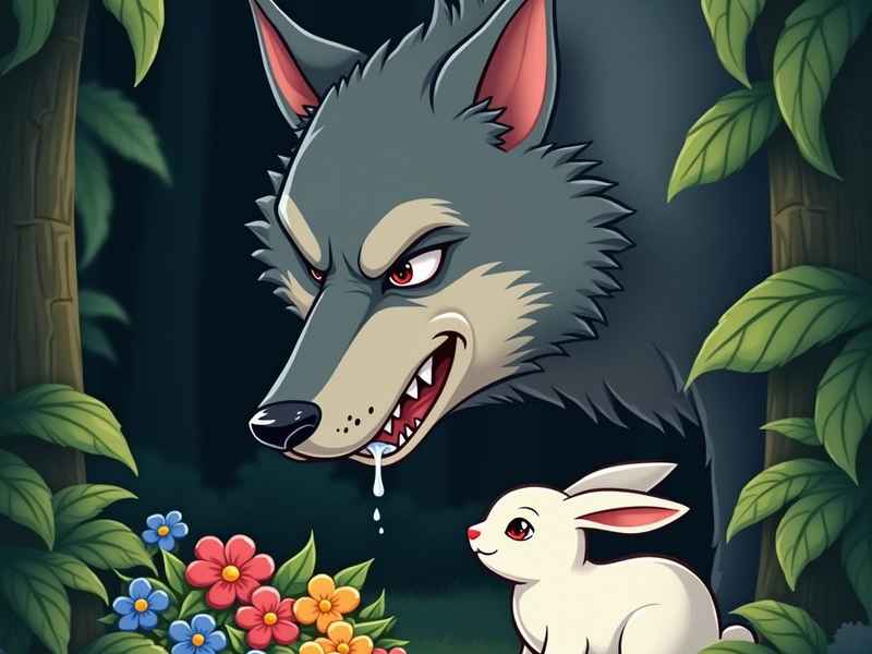 狼故事睡前故事 小兔子和大灰狼故事睡前故事