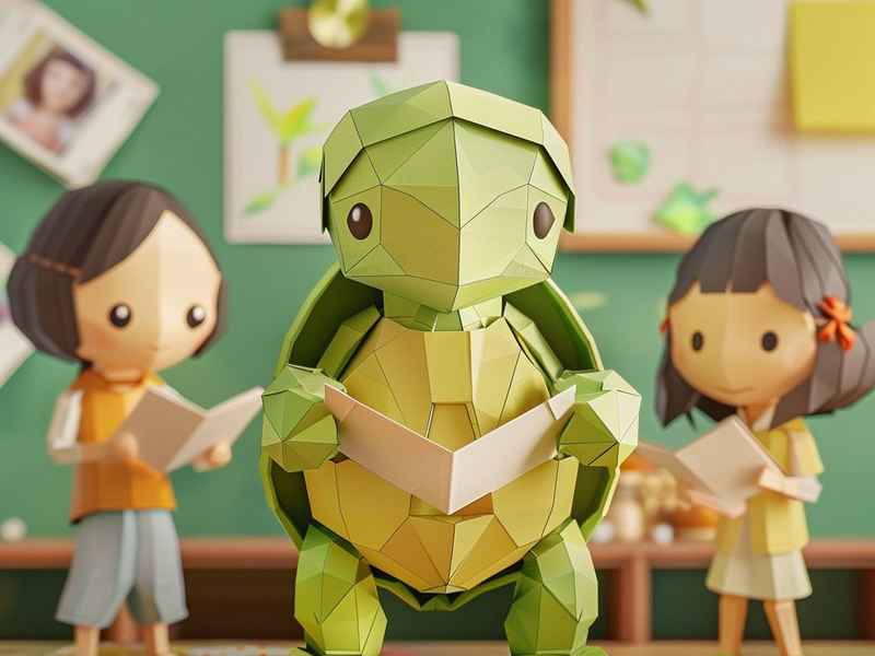 故事纸贴画 - 故事折纸贴画