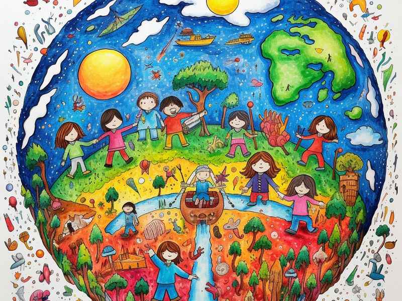 孔雀儿童爱心世界第100集 - 孔雀儿童作品