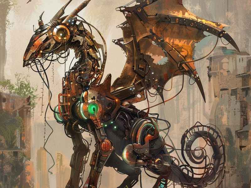 机械龙的简笔画（机械龙的简笔画图片）