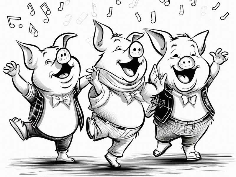 故事盒子三只小猪、三只小猪故事盒子制作简单图片大全