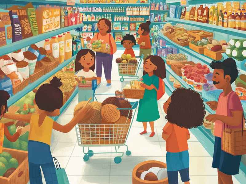 关于孩子逛超市故事、关于孩子逛超市故事的文案