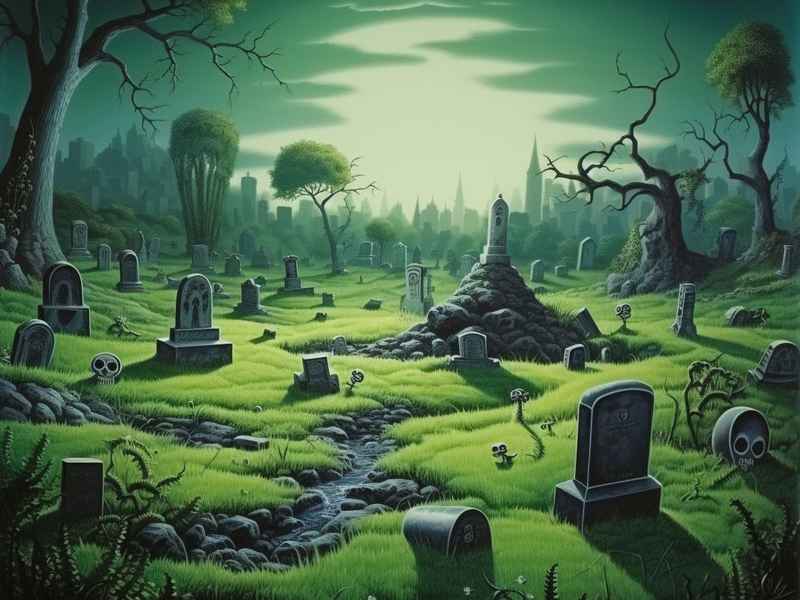 墓地故事，墓地吓人故事