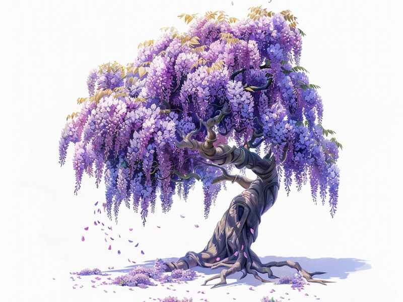 关于紫藤的传说故事 关于紫藤的传说故事50字