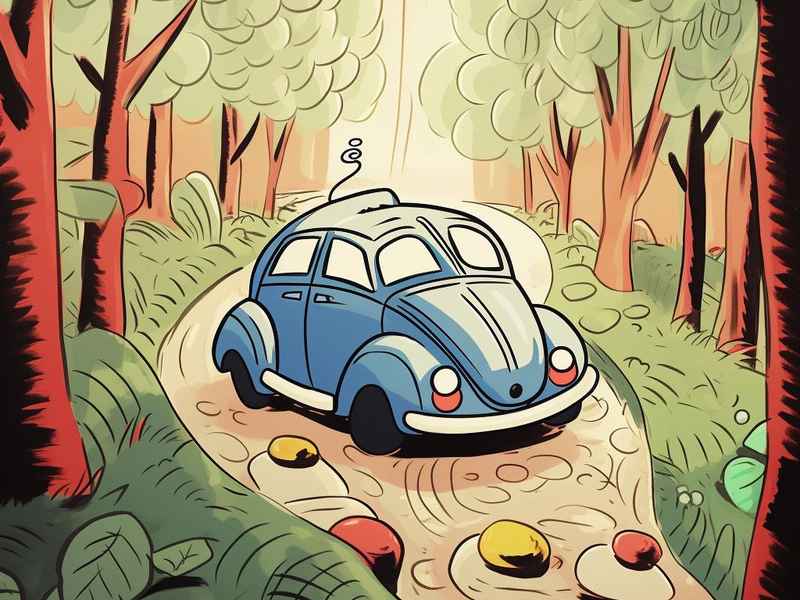 森林小汽车 森林里的小汽车故事