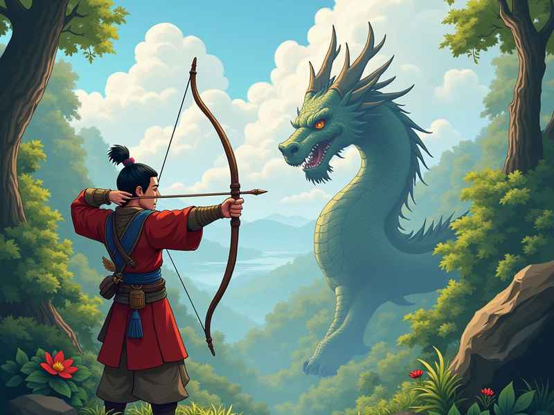 年的传说英语儿童故事（年的传说故事英语简短）