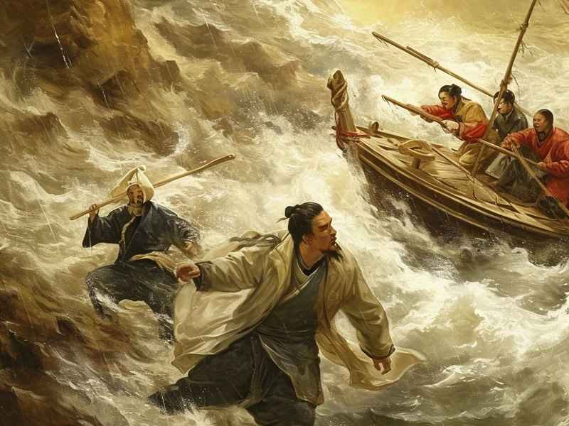 刻舟求剑这篇寓言故事（刻舟求剑这篇寓言故事告是什么意思）