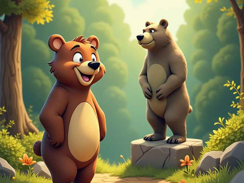 故事熊和狗，熊和狗的故事讲的是什么道理