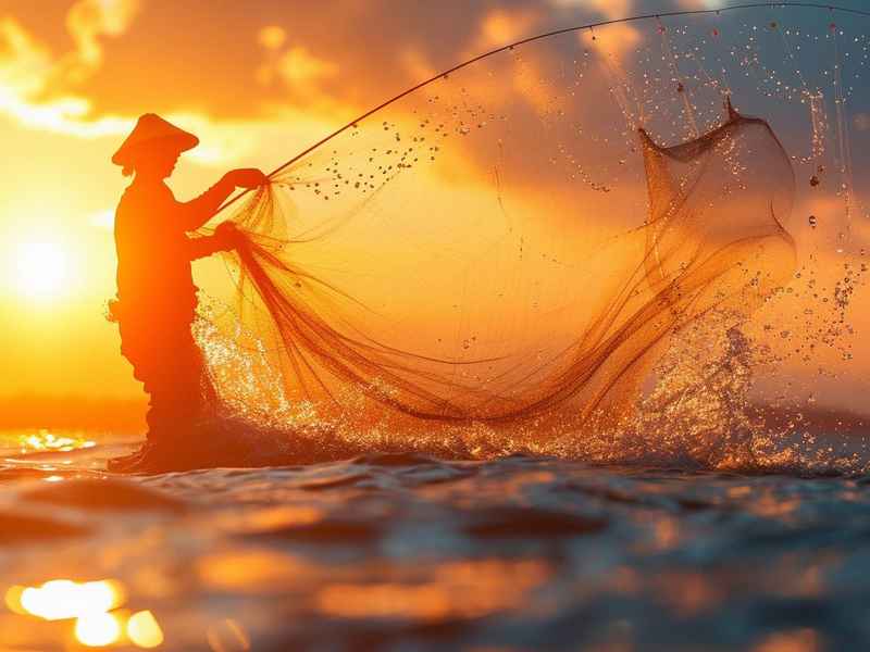 撒网的故事（撒网捕鱼的故事）