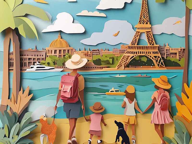 家庭旅行简笔画 - 家庭旅行简笔画图片大全