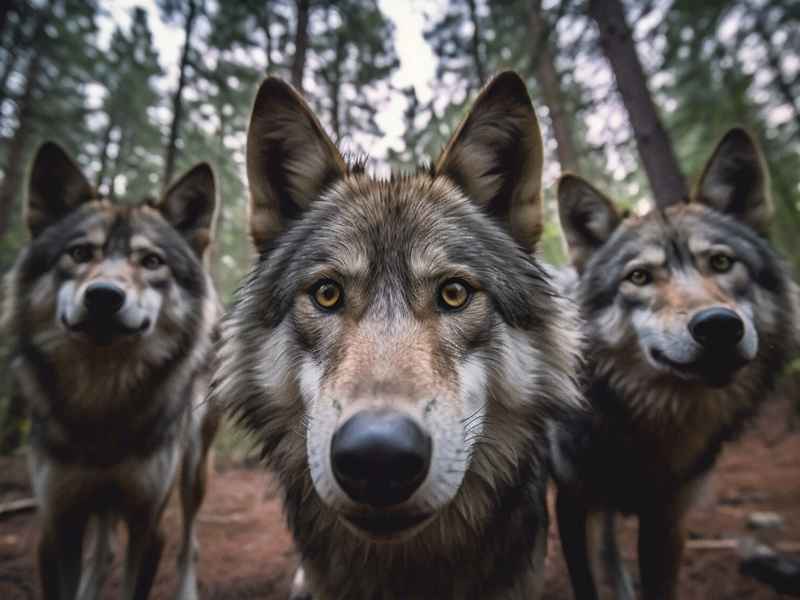 灰狼拍照的故事，灰狼拍照的故事视频