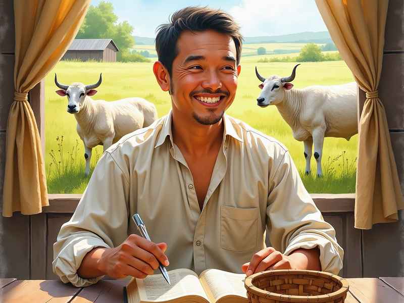 农村养牛的故事；农村养牛的故事简介