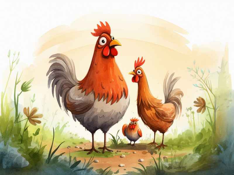 母鸡的秘密儿童故事，母鸡的秘密故事绘本