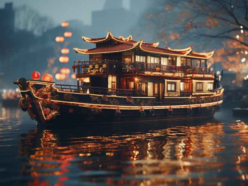 秦淮夜泊故事，《夜泊秦淮》