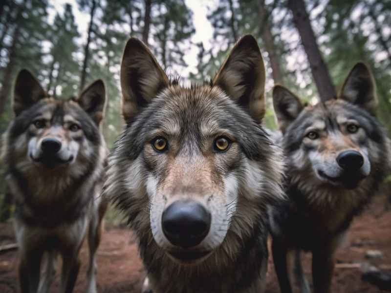 灰狼拍照的故事，灰狼拍照的故事视频