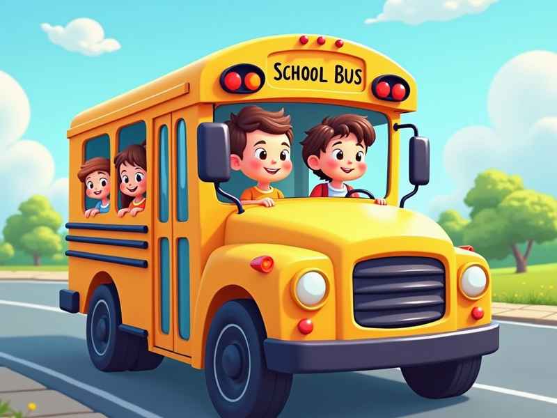 关于校车儿童的故事简短，校车的故事幼儿故事文字