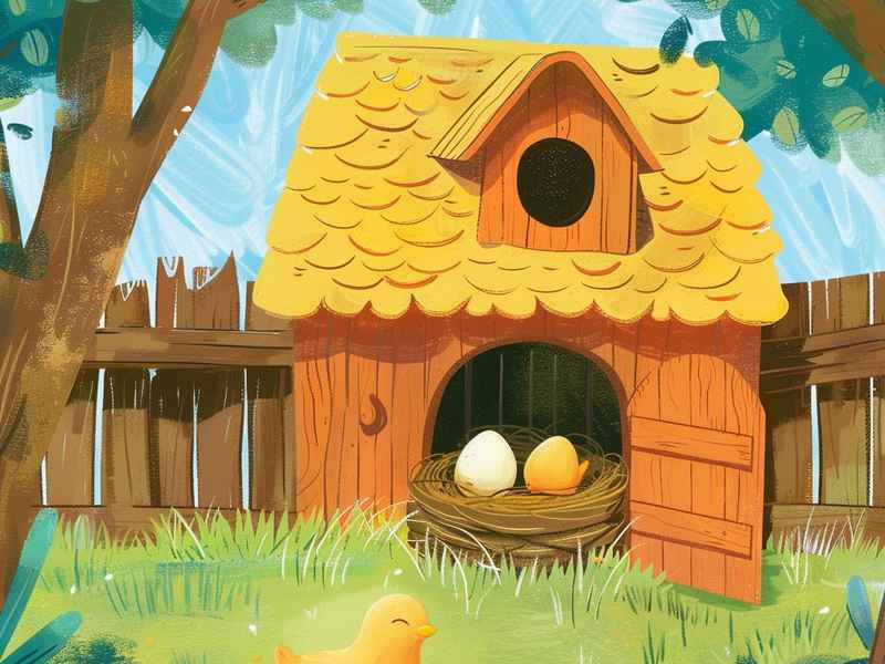 母鸡下蛋的儿童故事，有关母鸡下蛋的故事
