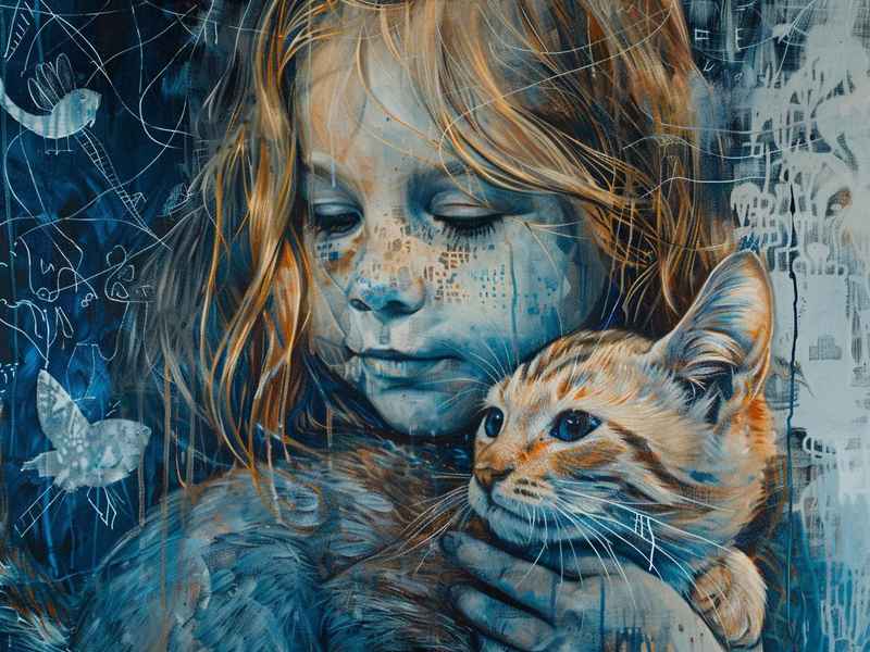 流浪猫的故事小女孩、流浪猫的故事小女孩的结局