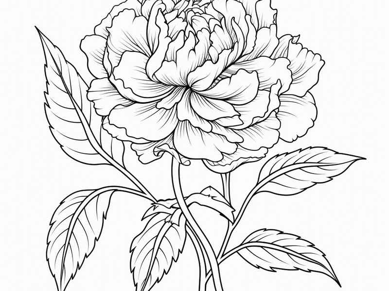 芍药的简笔画儿童，芍药的简笔画儿童画法