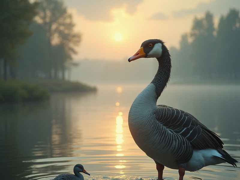 两只大雁和一只青蛙的故事；一只大雁和两只小鸭子的动画片