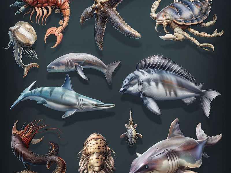 海洋生物，海洋生物名称大全 名字
