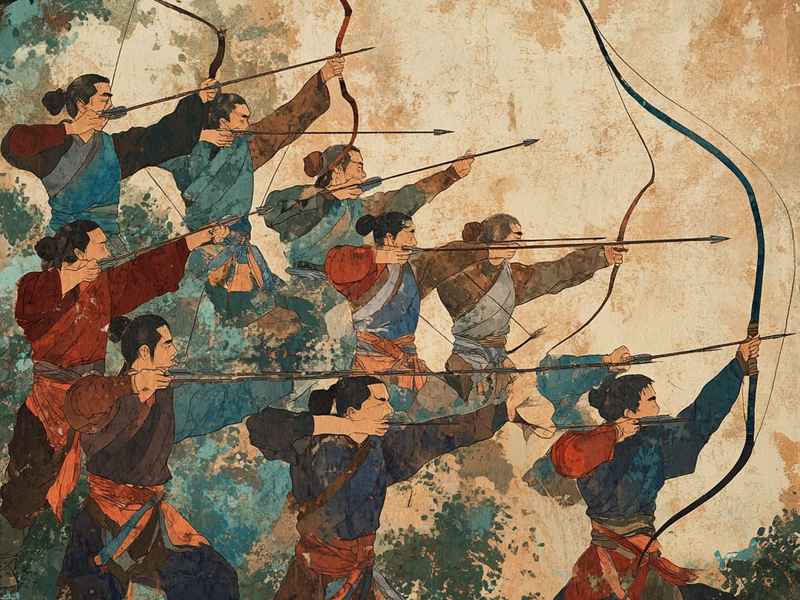 后羿射日神话故事绘本（后羿射日的神话故事绘本）