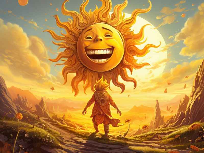 故事 绿太阳；绿色的太阳故事