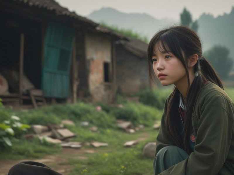 山区小朋友上学的故事；山区小朋友上学的故事视频