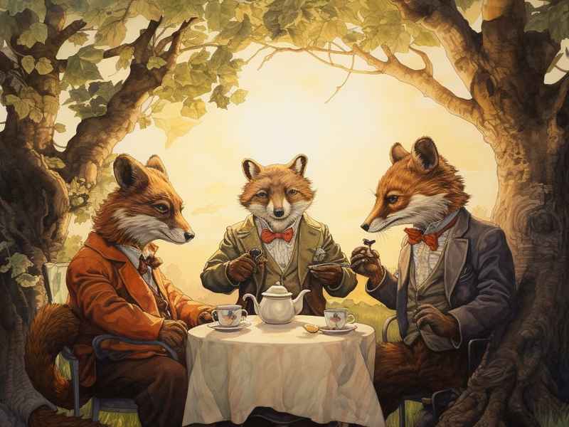 狐狸请客绘本 狐狸请客绘本图片