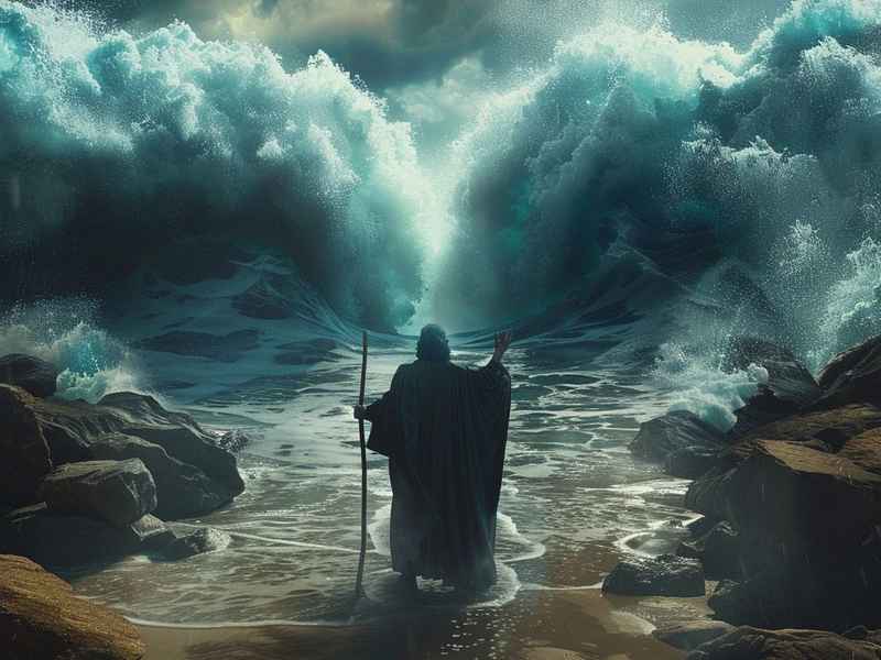 摩西分海的故事，摩西分开大海的神话故事