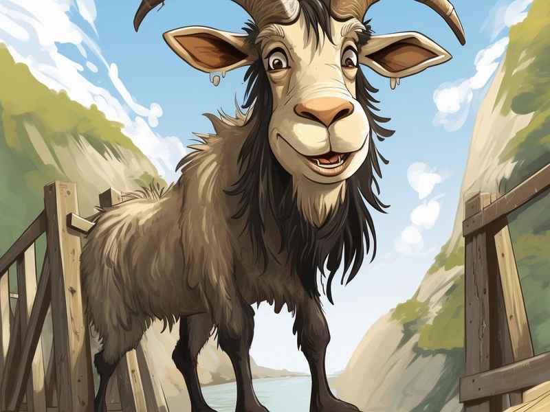 机智的山羊儿童故事（机智的小山羊寓言故事）