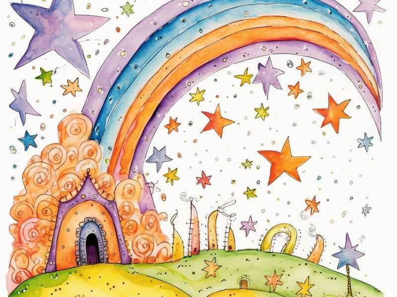 流星花绘本故事图片 流星花绘本故事图片大全