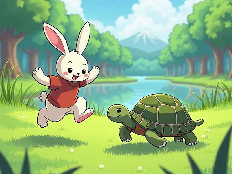 亲宝儿童故事龟兔赛跑，龟兔赛跑少儿故事
