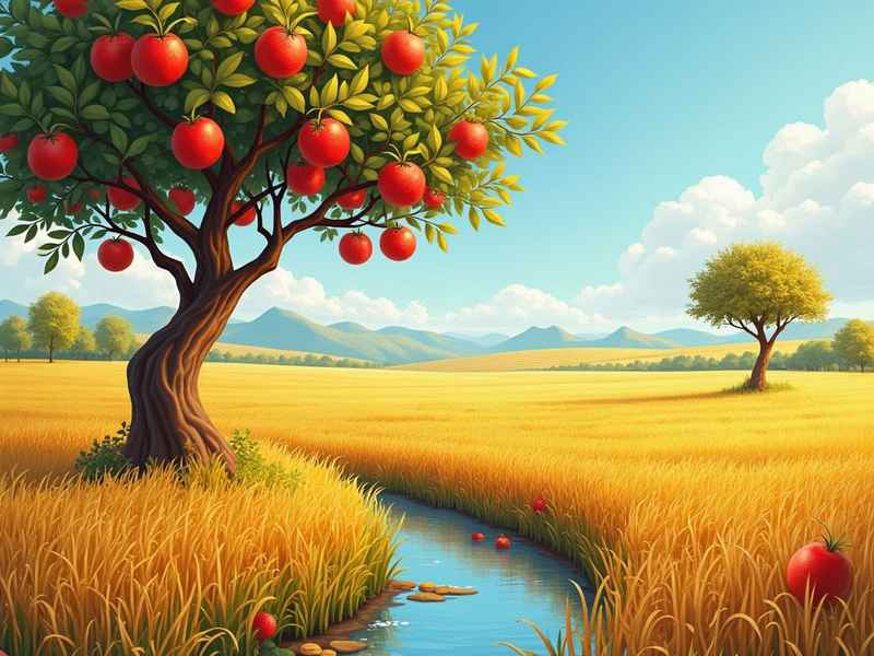 河边的果树幼儿故事，河边的果树幼儿故事大全