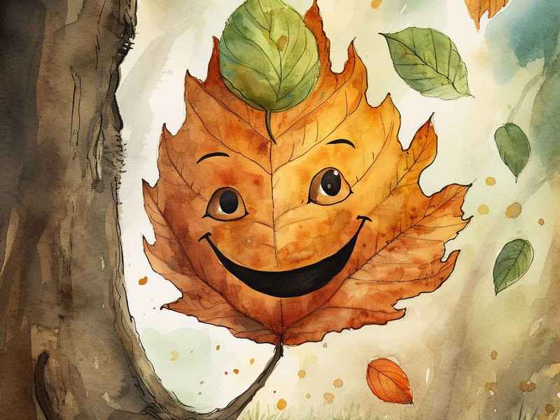 关于树叶落了的儿童故事；关于落叶的故事幼儿