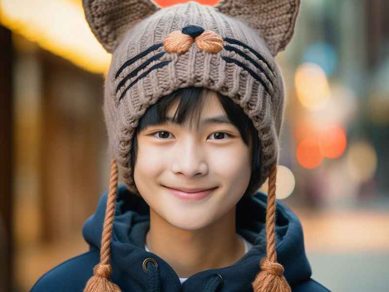 毛线儿童帽子、儿童毛线帽子怎么打