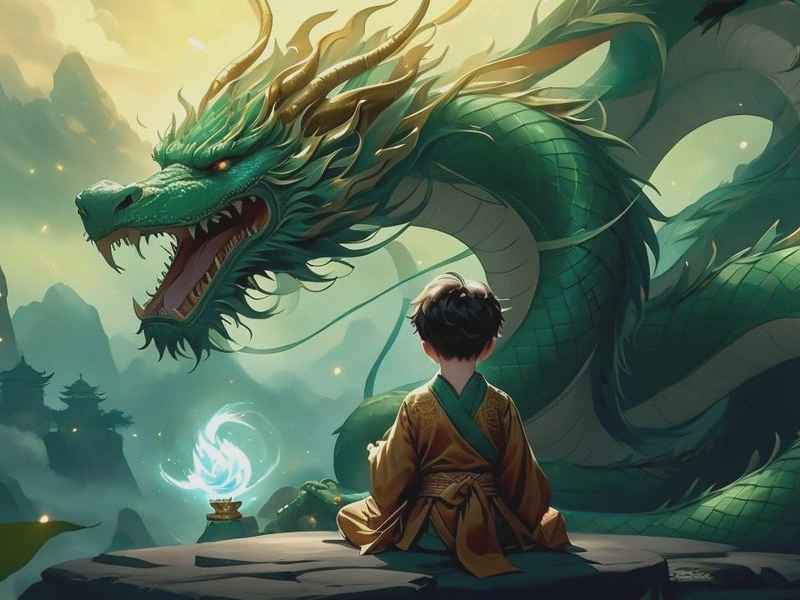 龙小孩民间故事（民间故事小孩化龙）