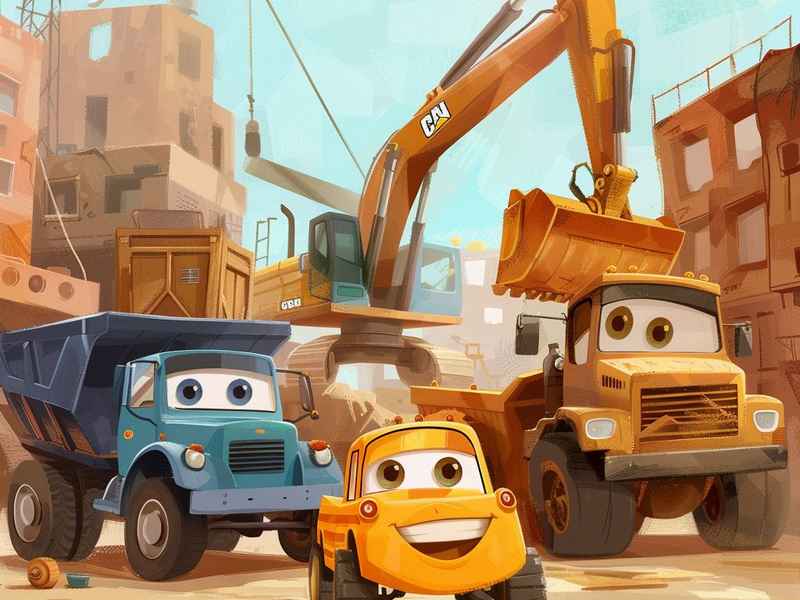 工程车儿童动画片大全免费 - 工程车动画片大全少儿全部免费